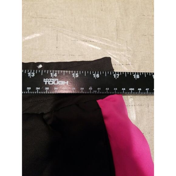 Puma Women's Y2K Black/ Hot Pink Striped Satin Jogger Pants Size XXL - Picture 9 of 11